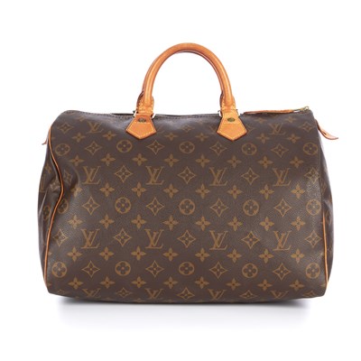 Lot 342 - Louis Vuitton, a monogram Speedy 35 handbag,...