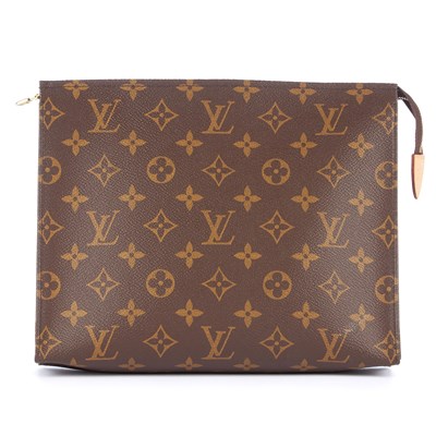 Lot 352 - Louis Vuitton, a monogram cosmetics pouch,...