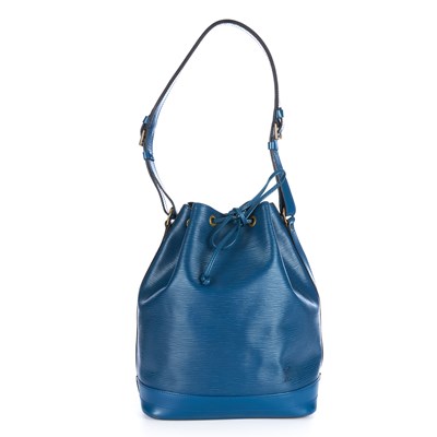 Lot 359 - Louis Vuitton, a blue epi Noe GM handbag,...