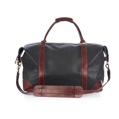 Lot 376 - Mulberry, a Scotchgrain holdall luggage bag,...
