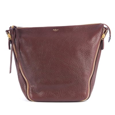 Lot 377 - Mulberry, a burgundy leather Camden handbag,...